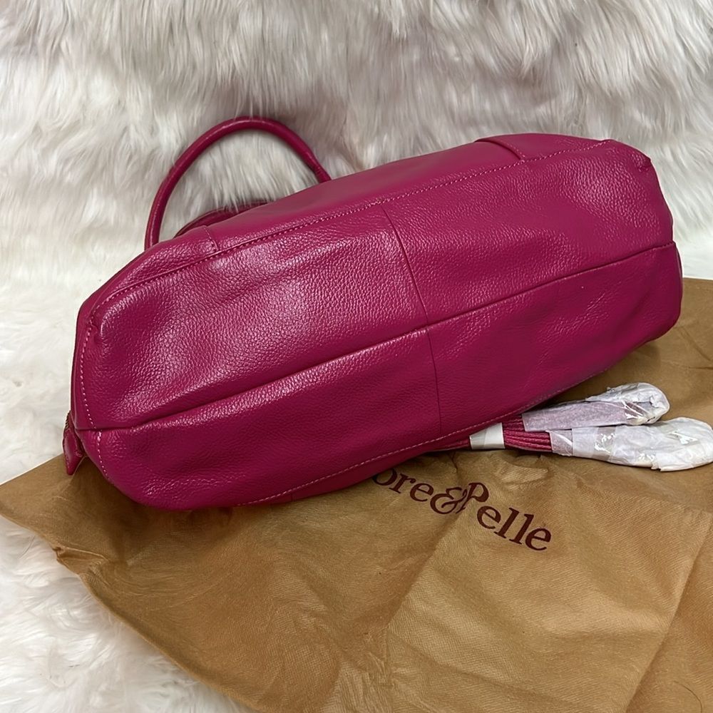 Cuore & Pelle Amelia Fuchsia Shoulder Bag B95 - Picture 8 of 13
